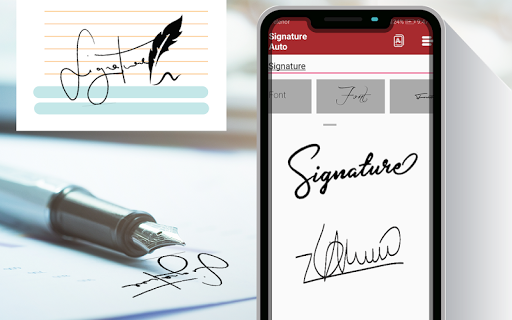 Real Signature Maker & Creator - عکس برنامه موبایلی اندروید