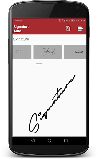Real Signature Maker & Creator - عکس برنامه موبایلی اندروید