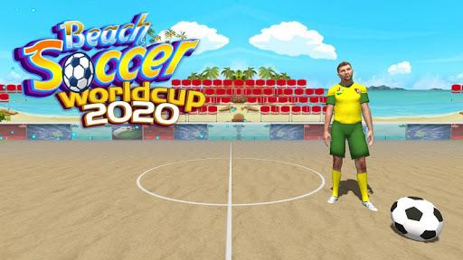 Beach Soccer League game 2023 - Gameplay image of android game