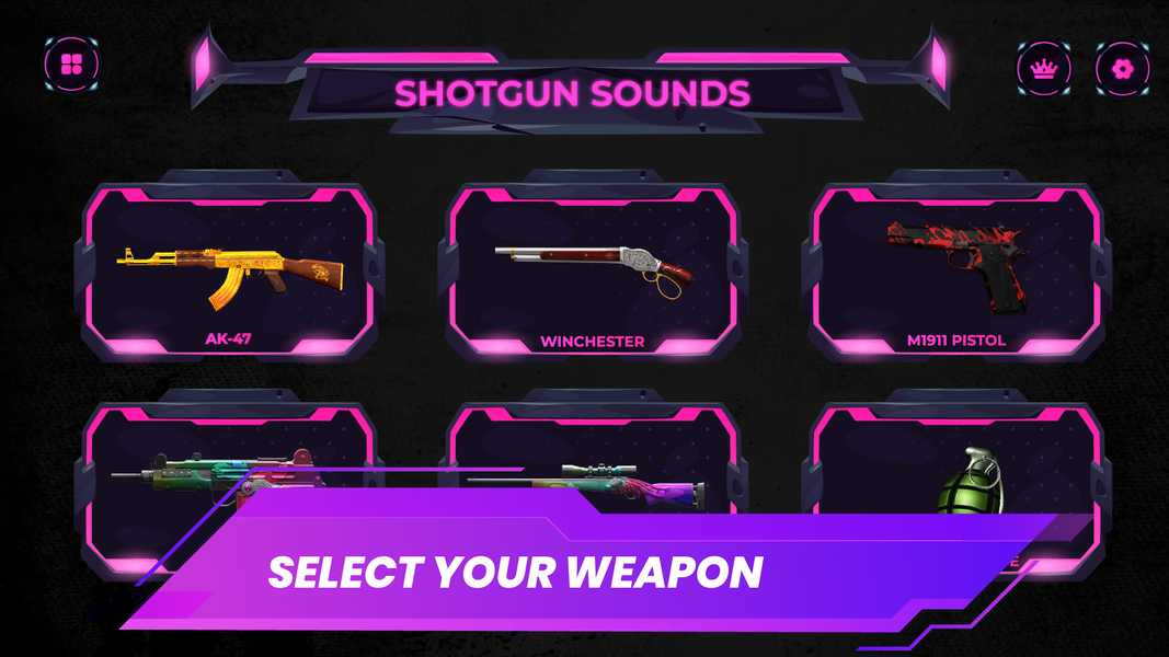 Real Gun Shot Sounds Simulator - Gameplay image of android game