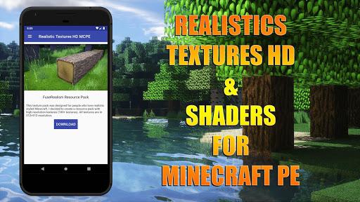 Realistic Texture Pack HD for Minecraft PE - Image screenshot of android app