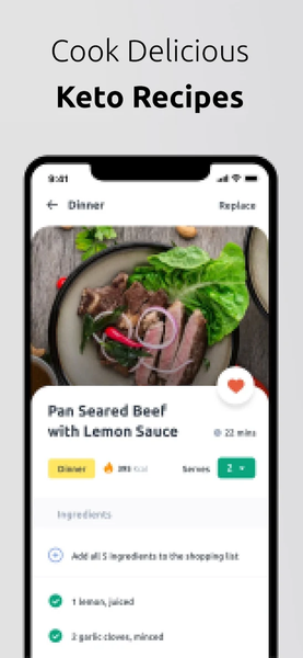 Keto Diet App: Ketogenic Diet - عکس برنامه موبایلی اندروید