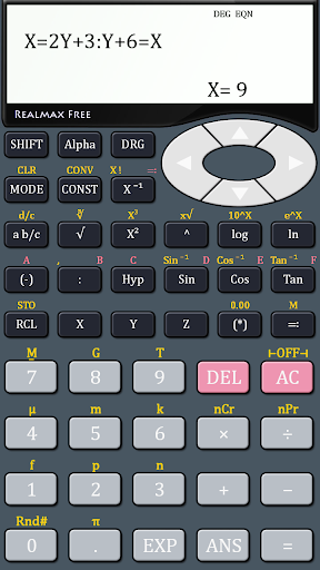 RealMax Scientific Calculator - Image screenshot of android app