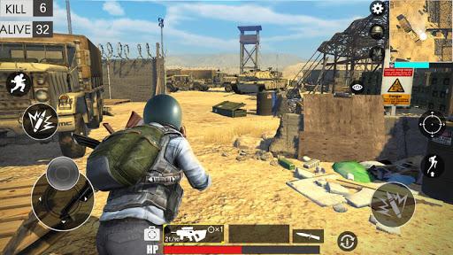 Desert survival shooting game - Gameplay image of android game