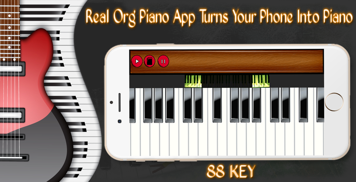 Real Organ Piano Keyboard - عکس بازی موبایلی اندروید