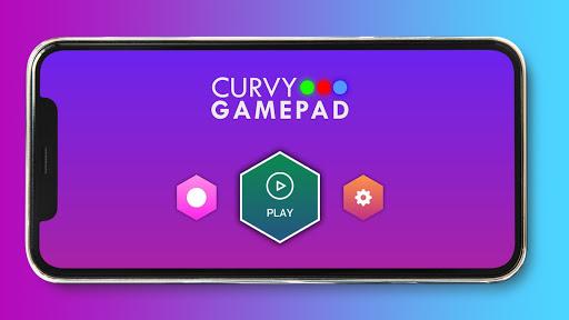 Curvy Color Balls Gamepad - Gameplay image of android game