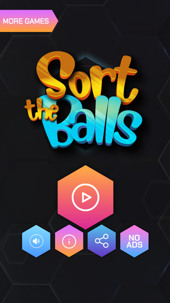 Sort the Balls - عکس برنامه موبایلی اندروید