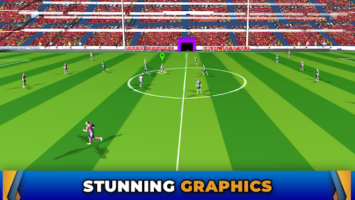 World Dream Football League 2020: Pro Soccer Games - Gameplay image of android game