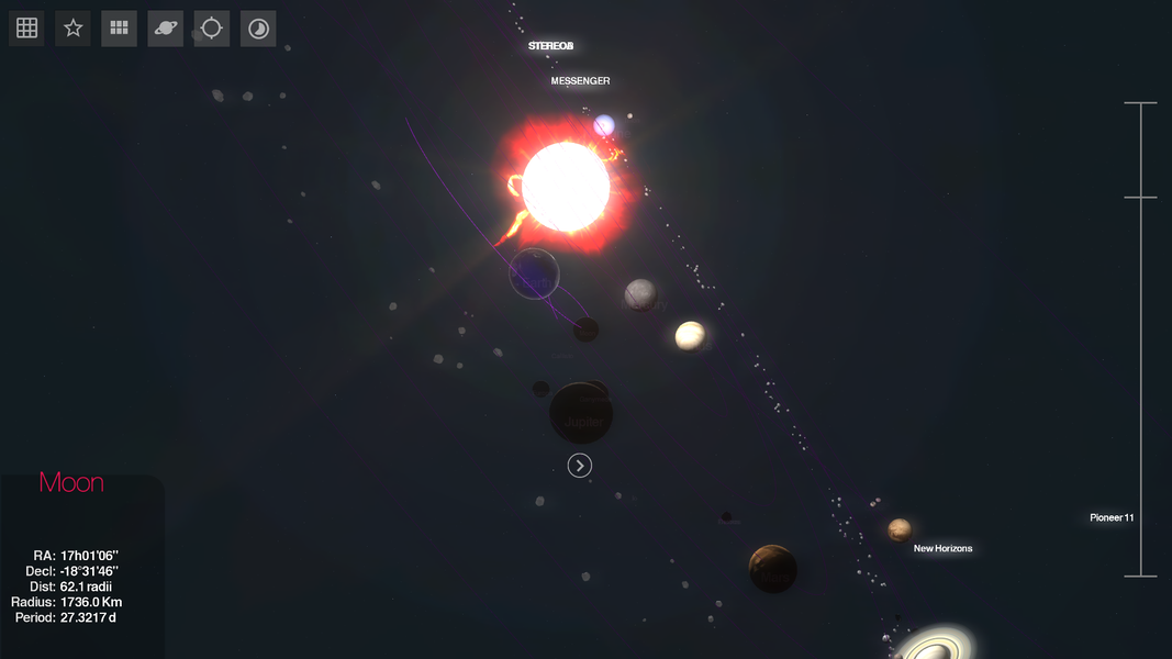SkyORB ۲۰۲۱ Astronomy, Space - عکس برنامه موبایلی اندروید