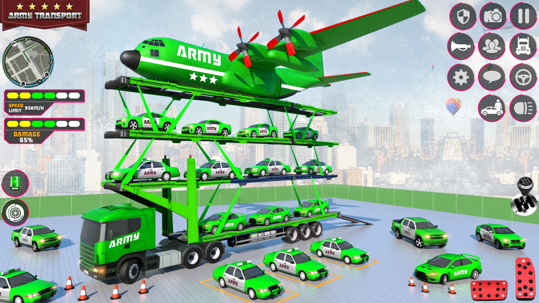 Army Car Truck Transport Games - عکس بازی موبایلی اندروید