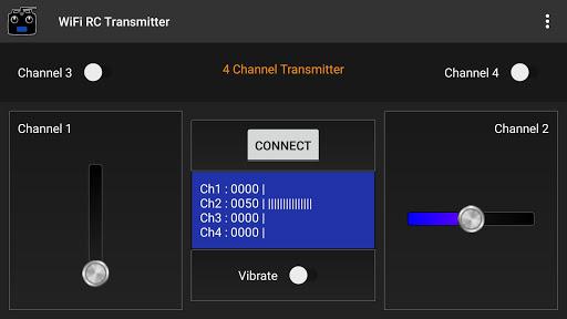 WiFi RC Transmitter - Image screenshot of android app