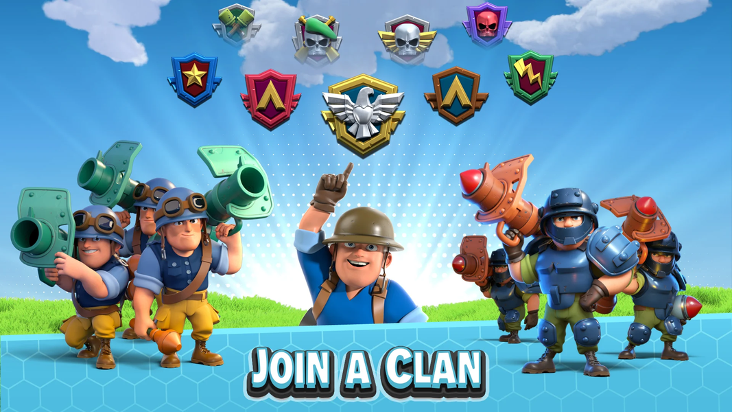 Rebel Bots: Epic War PvP RTS - Gameplay image of android game