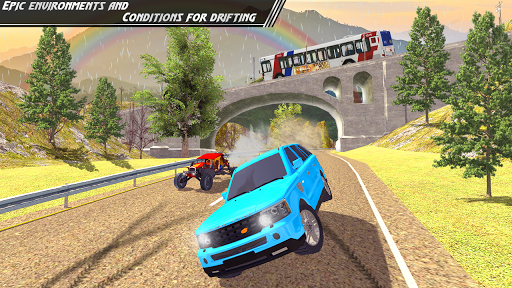 Snow Car Drift & Car Racing - عکس بازی موبایلی اندروید