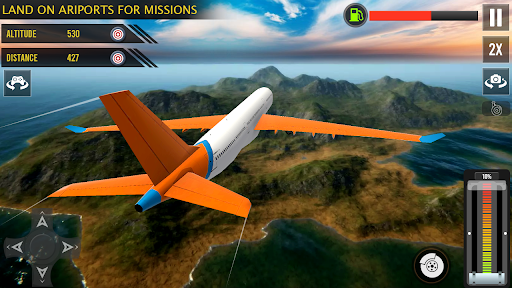 Flight Simulator: Plane Games - عکس بازی موبایلی اندروید