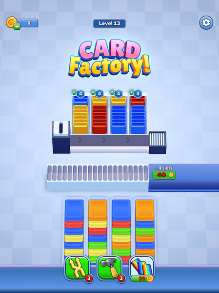 Card Factory! Relaxing Puzzle - Gameplay image of android game