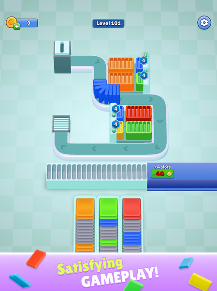 Card Factory! Relaxing Puzzle - Gameplay image of android game