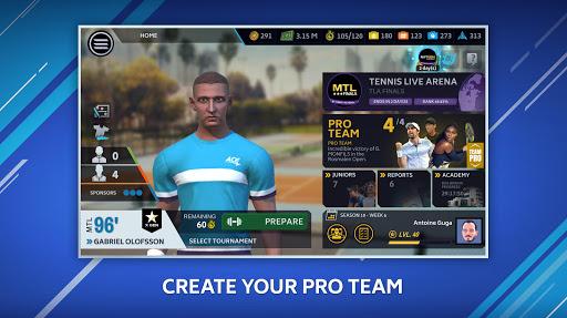 Tennis Manager Mobile - Gameplay image of android game