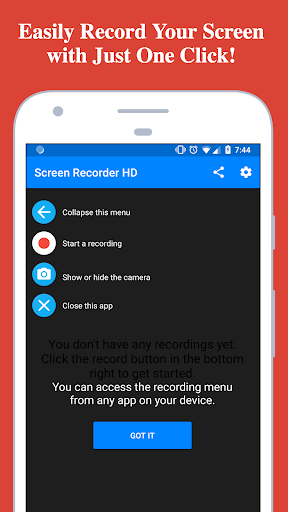 Screen Recorder: Facecam Audio - Image screenshot of android app