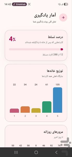 آتی لرن | جعبه لایتنر - عکس برنامه موبایلی اندروید
