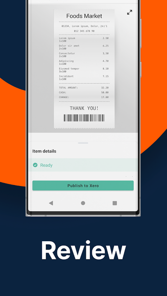 Receipt Tracker App - Dext - Image screenshot of android app