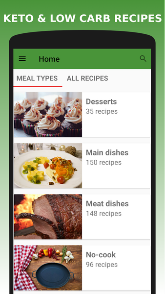 Keto Diet App: Keto Recipes - Image screenshot of android app