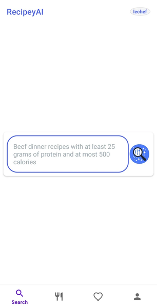 RecipeyAI - AI Recipe Search - Image screenshot of android app