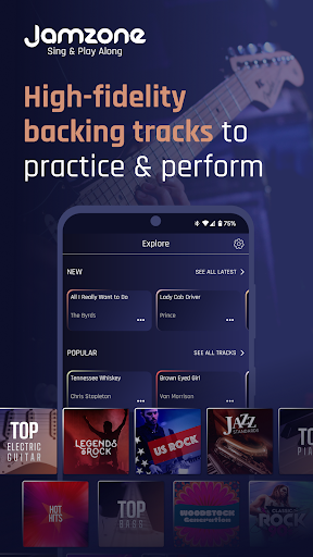 Jamzone - Sing & Play Along - Image screenshot of android app