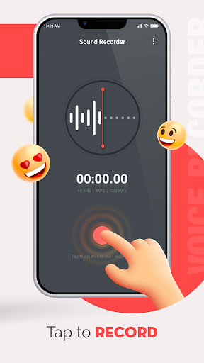 Voice Recorder, Audio Recorder - عکس برنامه موبایلی اندروید