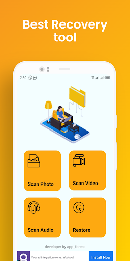 call recording recovery - عکس برنامه موبایلی اندروید