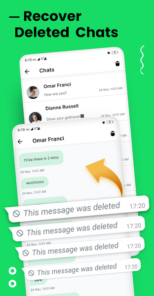 Recover Chat for WA - Messages - عکس برنامه موبایلی اندروید
