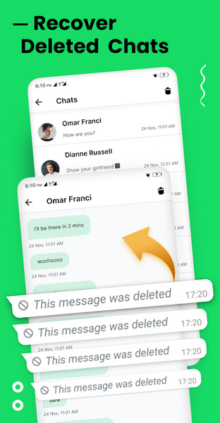 Recover Chat for WA - Messages - Image screenshot of android app