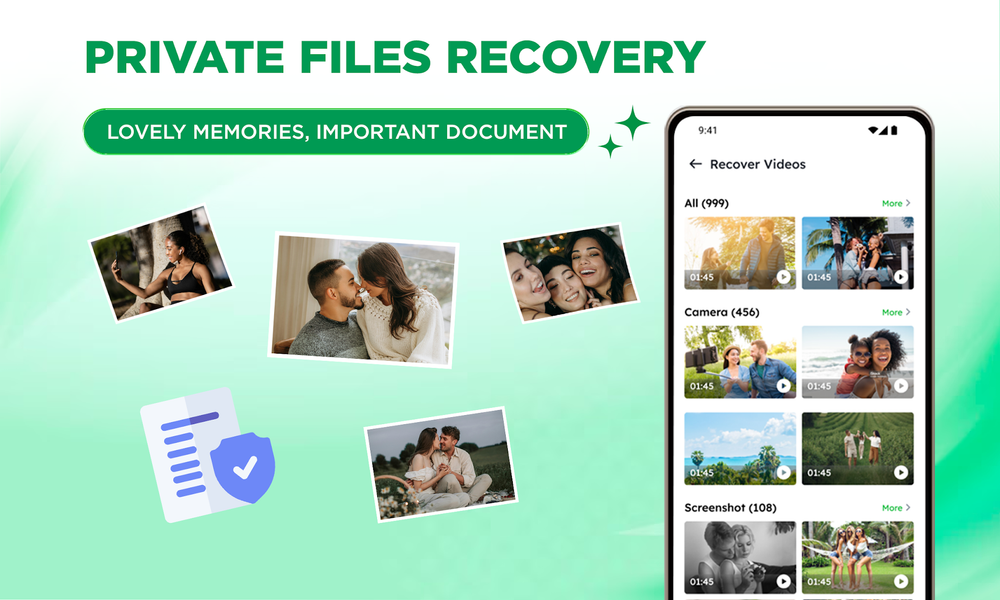 Photo Recovery, File Recovery - عکس برنامه موبایلی اندروید