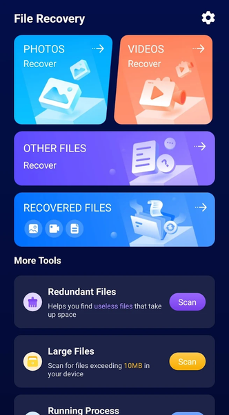 File Recovery - Restore Photo - عکس برنامه موبایلی اندروید