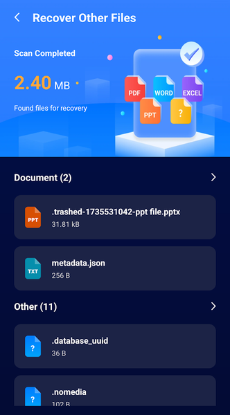 File Recovery - Restore Photo - Image screenshot of android app