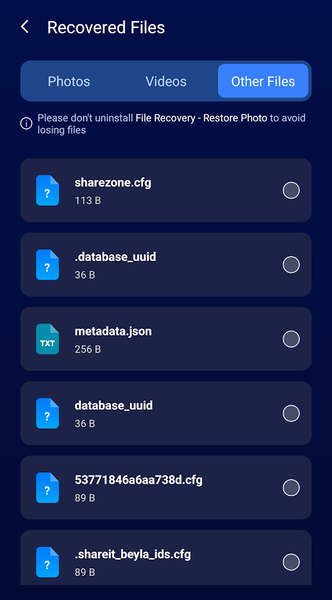 File Recovery - Restore Photo - Image screenshot of android app