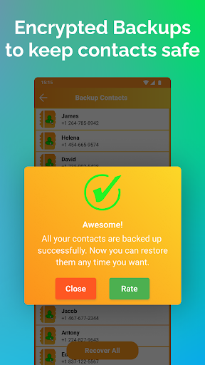 Recover Deleted Contacts - عکس برنامه موبایلی اندروید