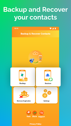 Recover Deleted Contacts - عکس برنامه موبایلی اندروید