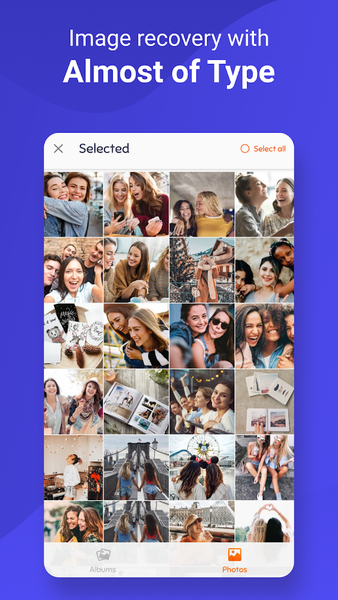Recovery app: recover deleted photos, photo backup - عکس برنامه موبایلی اندروید