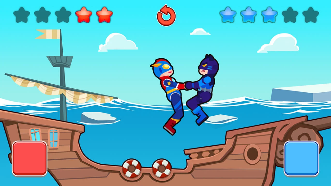 Recreational Wrestle-Fun Game - Gameplay image of android game