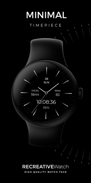 Minimal & Simple Watch - RE - Image screenshot of android app