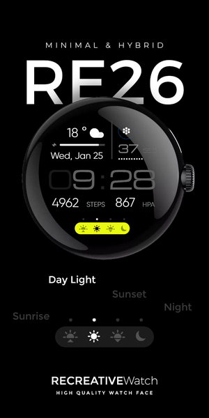 RE26 - Minimal & Customizable - Image screenshot of android app