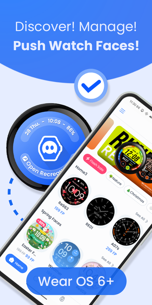 Recreative Watch Faces - Image screenshot of android app