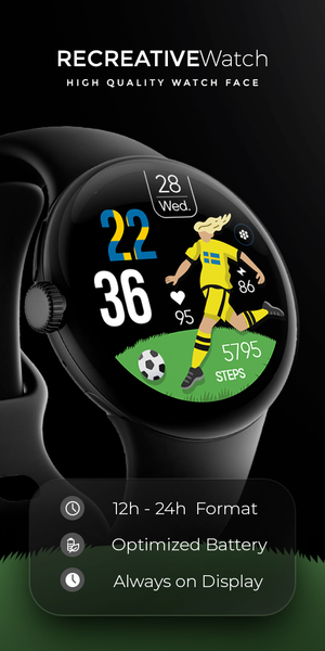 Women's Soccer - Sport Watch - Image screenshot of android app