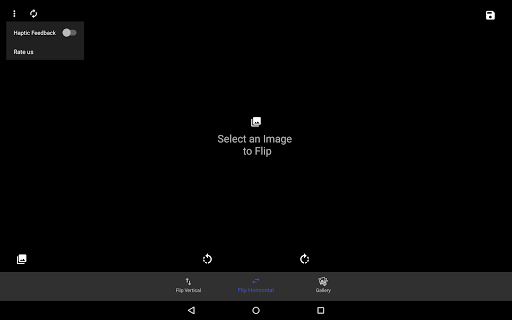 Flip Image - Mirror Image - عکس برنامه موبایلی اندروید