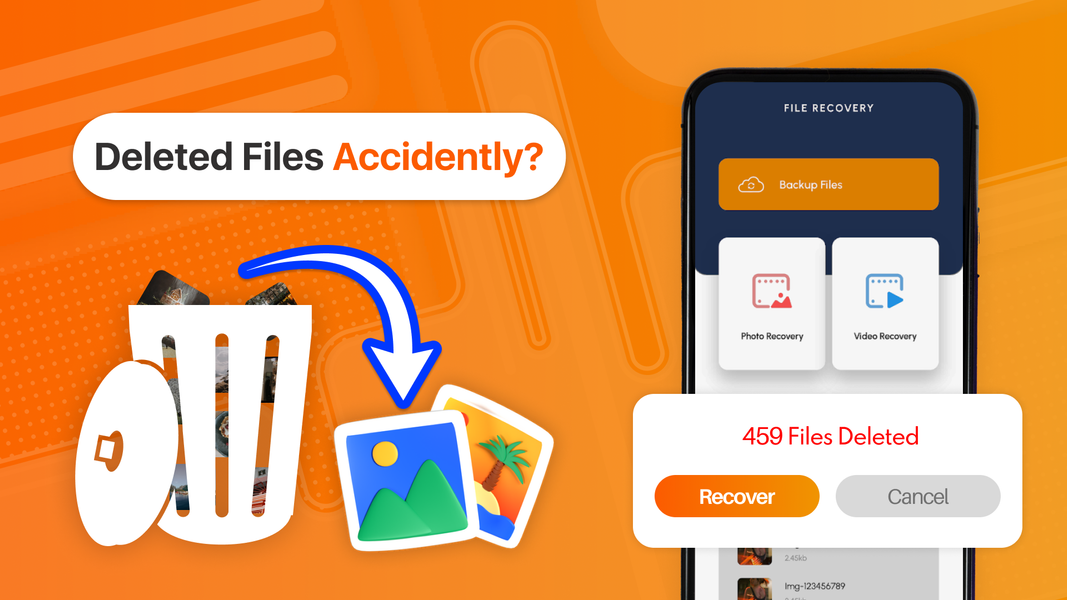 Photo Recovery- Recycle files - عکس برنامه موبایلی اندروید