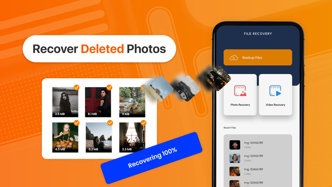 Photo Recovery- Recycle files - Image screenshot of android app