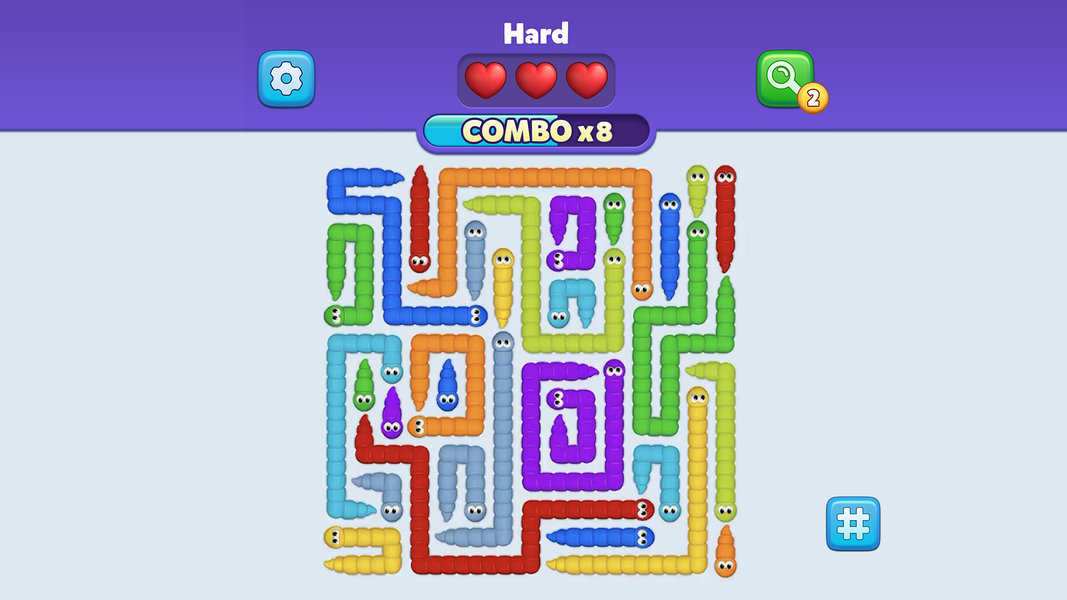 Arrowscapes – ASMR Puzzle - Gameplay image of android game