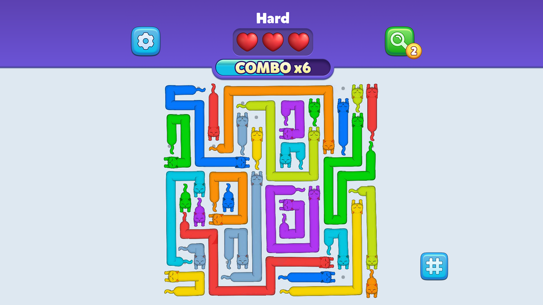 Arrowscapes – ASMR Puzzle - Gameplay image of android game