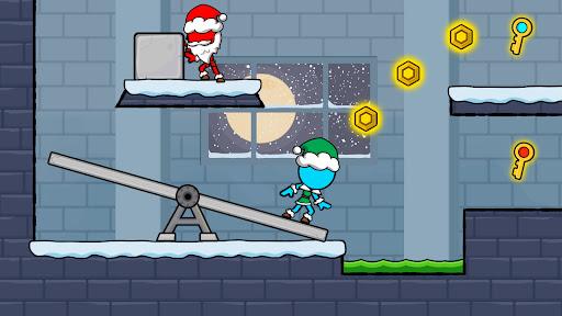 Red and Blue Stickman 2024 - Gameplay image of android game