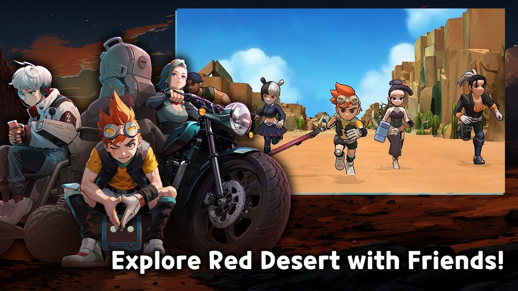Red Desert : team RPG - عکس بازی موبایلی اندروید